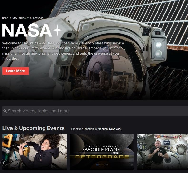 NASA+: Explore the Universe with a Free Streaming Odyssey!